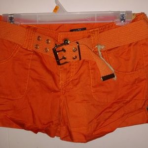 Rue21 Junior Orange Shorts w/Belt